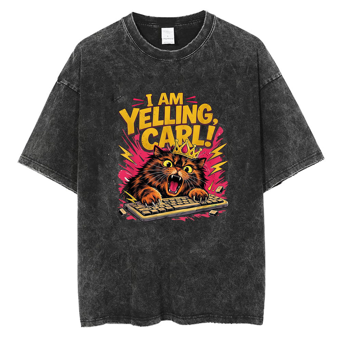 Retro Gaming T Shirt - 나는 외치고 있다 칼 던전 크롤러