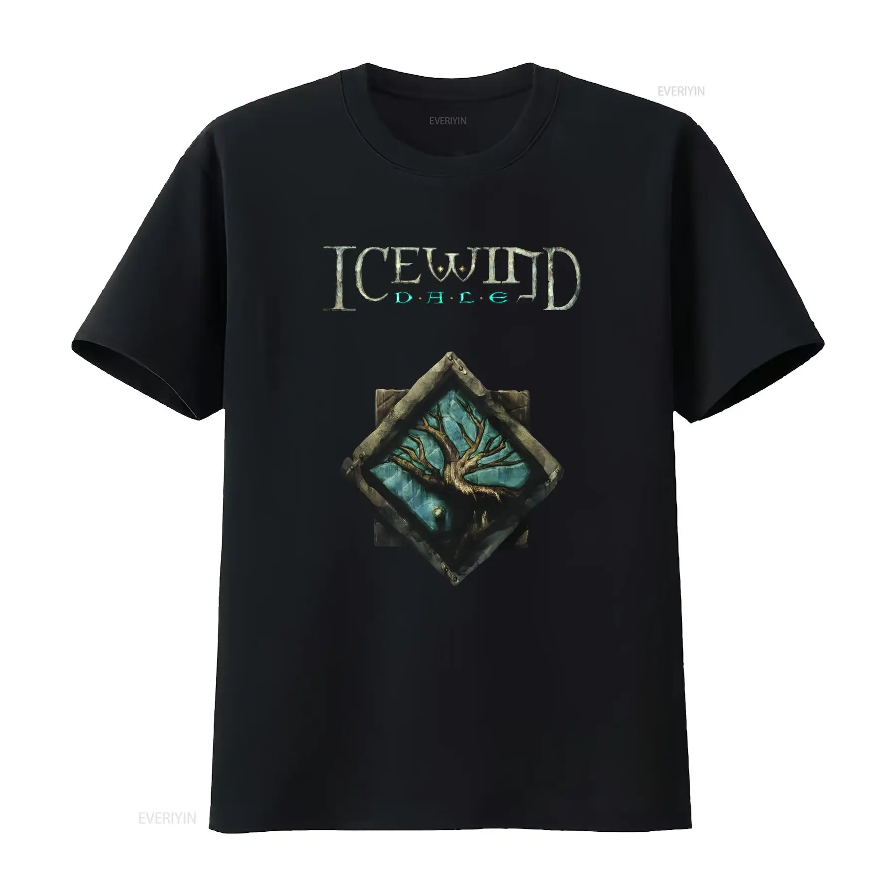 Retro Gaming T Shirt - Icewind Dale 로고 클래식 비디오 게임