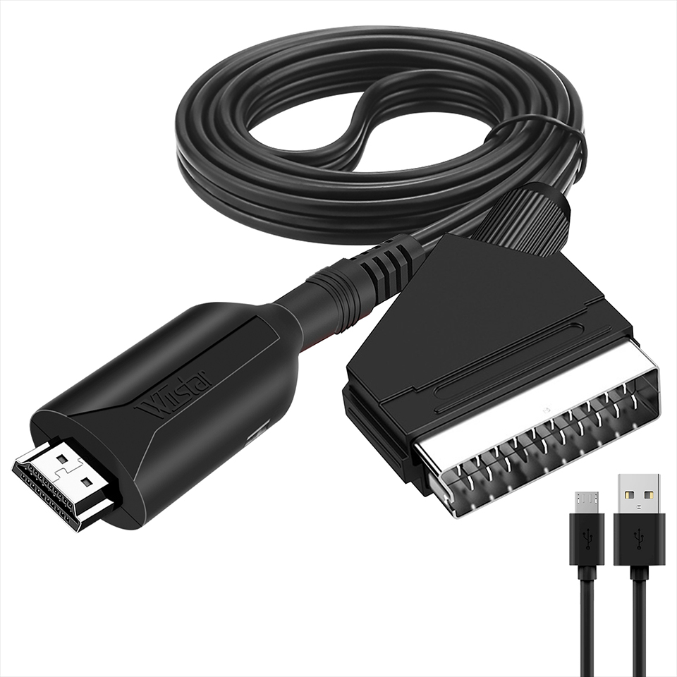 Scart To Hdmi - HDMI-SCART 케이블 변환기, HDMI in Scart
