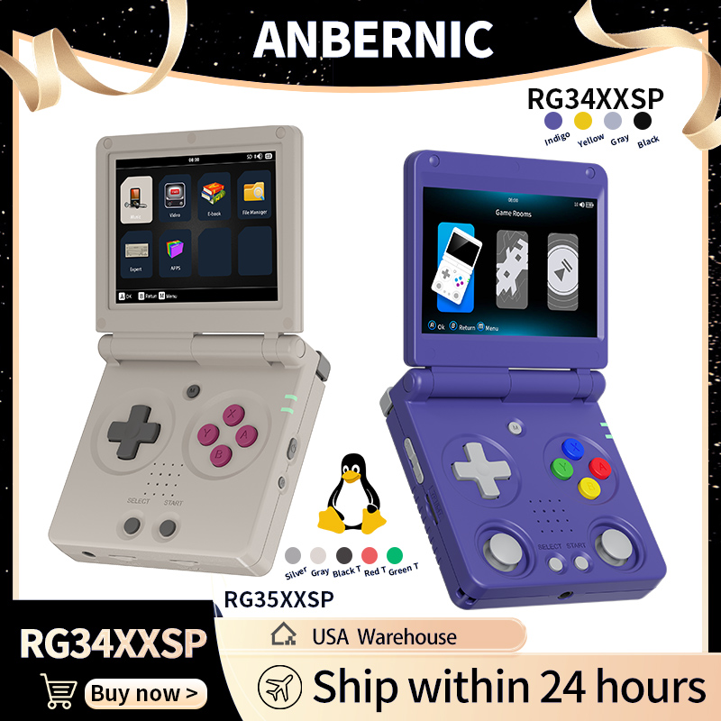 Anbernic RG34XXSP RG35XXSP 플립  - Retro Gaming Kiosk 리뷰 및 가격
