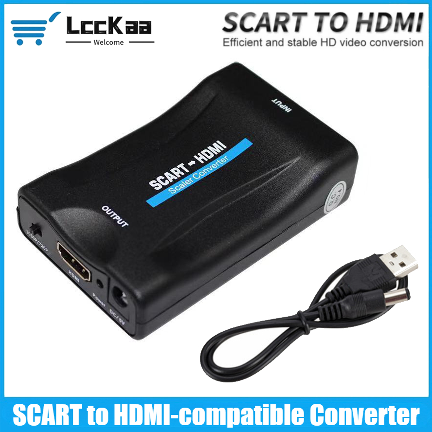 SCART-HDMI 호환 변환기 1080P 비디오 오디 - Scart To Hdmi 리뷰 및 가격