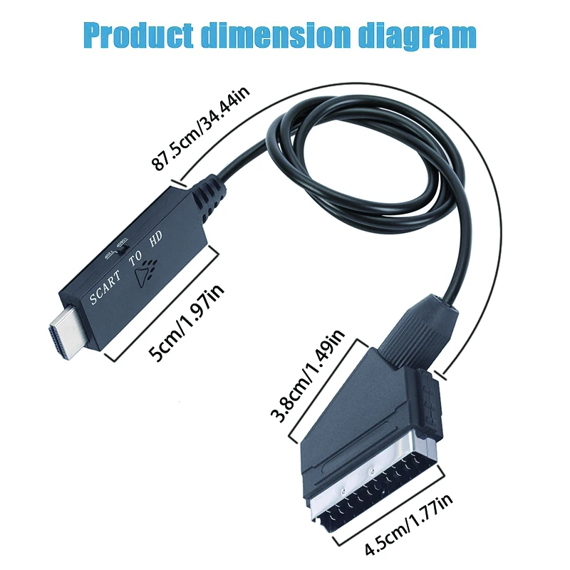 SCART-HDMI 변환기, 1080P/720P 비디오 - Scart To Hdmi 리뷰 및 가격