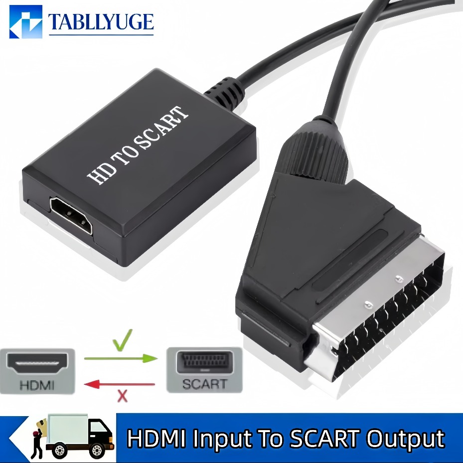 스카트 비디오 및 오디오 증폭기 어댑터, HD TV D - Scart To Hdmi 리뷰 및 가격