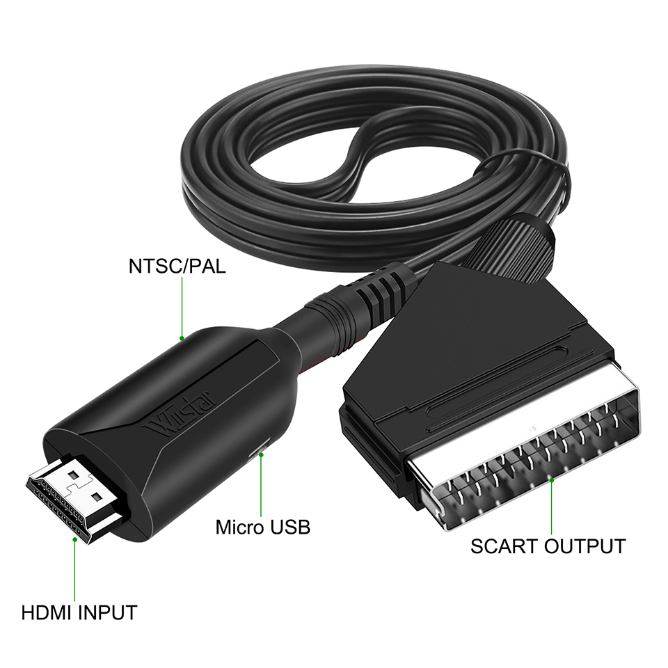 1080P HD HDMI 호환 SCART 비디오 오디오 - Scart To Hdmi 리뷰 및 가격