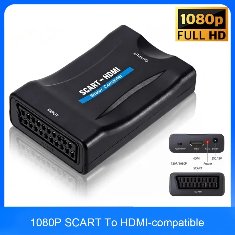 SCART-HDMI 변환 어댑터, 1080P 비디오 및 - Scart To Hdmi 리뷰 및 가격